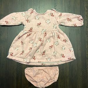 Carters Baby Girl Floral Dress with Bloomers (Size 6 Months)